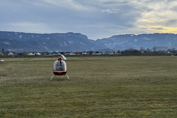 Orange helicopter to Slovakia