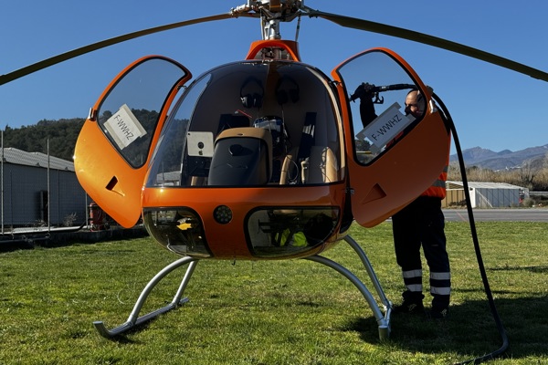 Orange helicopter to Slovakia